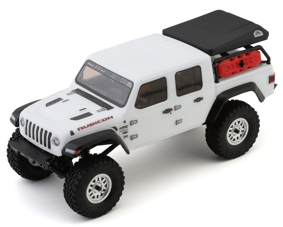 Axial - SCX24 Jeep JT Gladiator 4X4 RTR Brushed Rock Crawler (Battery & Charger Included), White