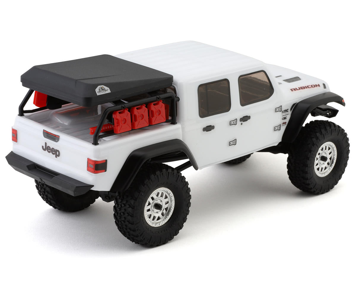 Axial - SCX24 Jeep JT Gladiator 4X4 RTR Brushed Rock Crawler (Battery & Charger Included), White