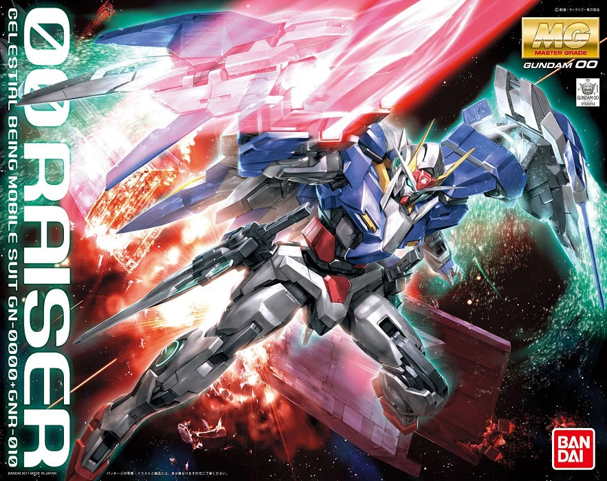 Bandai - MG GN-0000 + GNR-010 00 Raiser "Mobile Suit Gundam 00" 1/100, Bandai