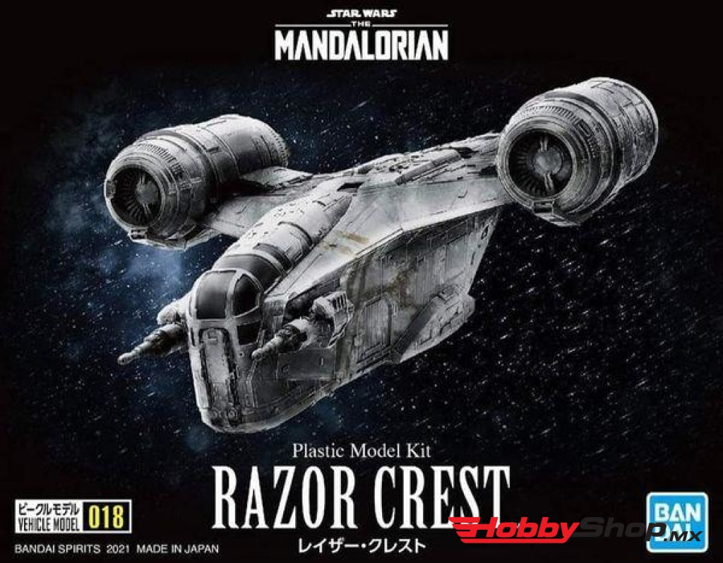 Bandai - 018 Razor Crest Star Wars: The Mandalorian Hobby Vehicle Model En Existencia