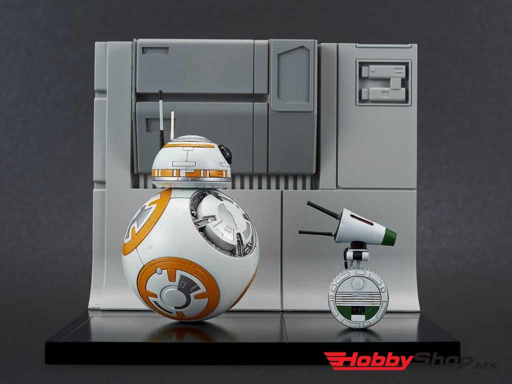 Bandai - 1/12 Bb-8 & D-0 Diorama Plastic Model Kit From Star Wars En Existencia