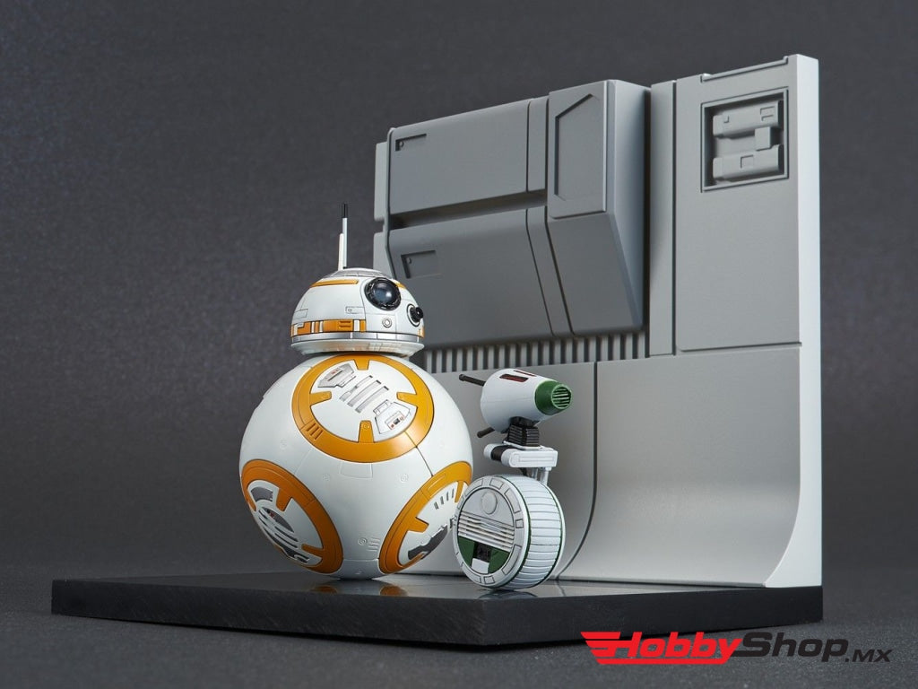 Bandai - 1/12 Bb-8 & D-0 Diorama Plastic Model Kit From Star Wars En Existencia