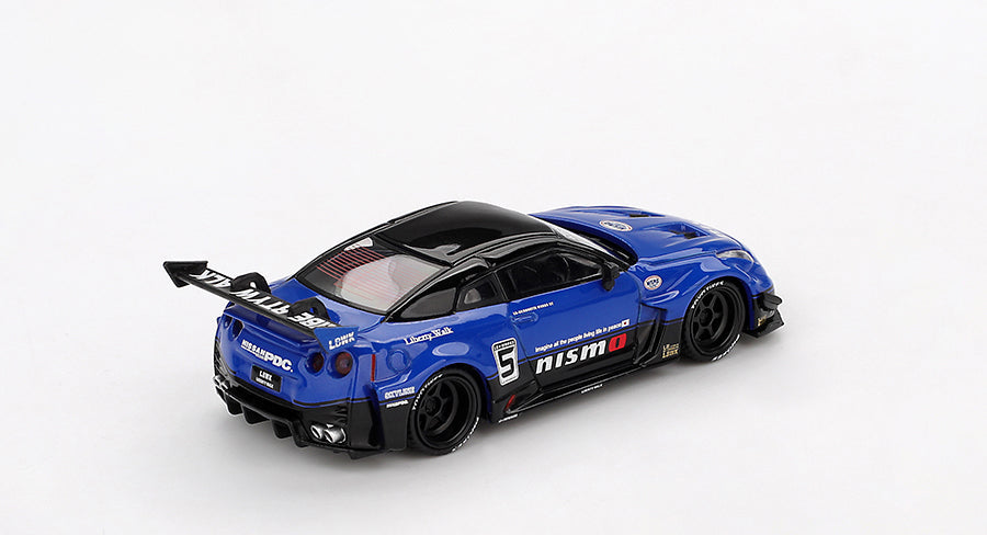 Mini GT - LB-Silhouette WORKS GT NISSAN 35GT-RR Ver.2 Blue 1/64