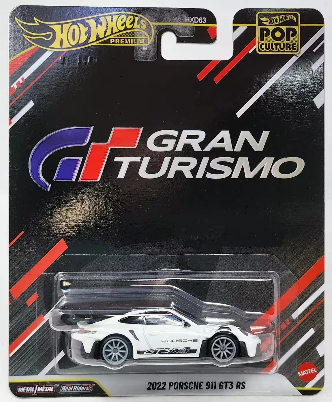 Mattel - Porsche 911 GT3 RS "Gran Turismo" modelo JHW82-6B2 Hot Wheels Pop Culture 2022