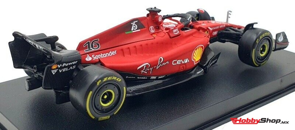 Bburago - Charles Leclerc Ferrari F1-F75 #16 Fórmula 1 2022 Escala 1:43 En Existencia