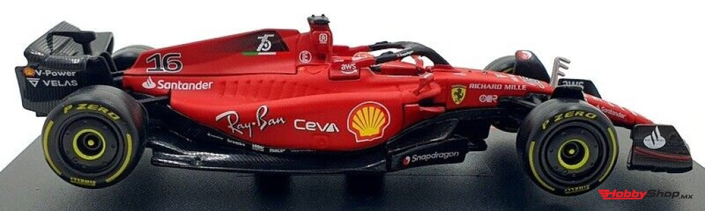 Bburago - Charles Leclerc Ferrari F1-F75 #16 Fórmula 1 2022 Escala 1:43 En Existencia