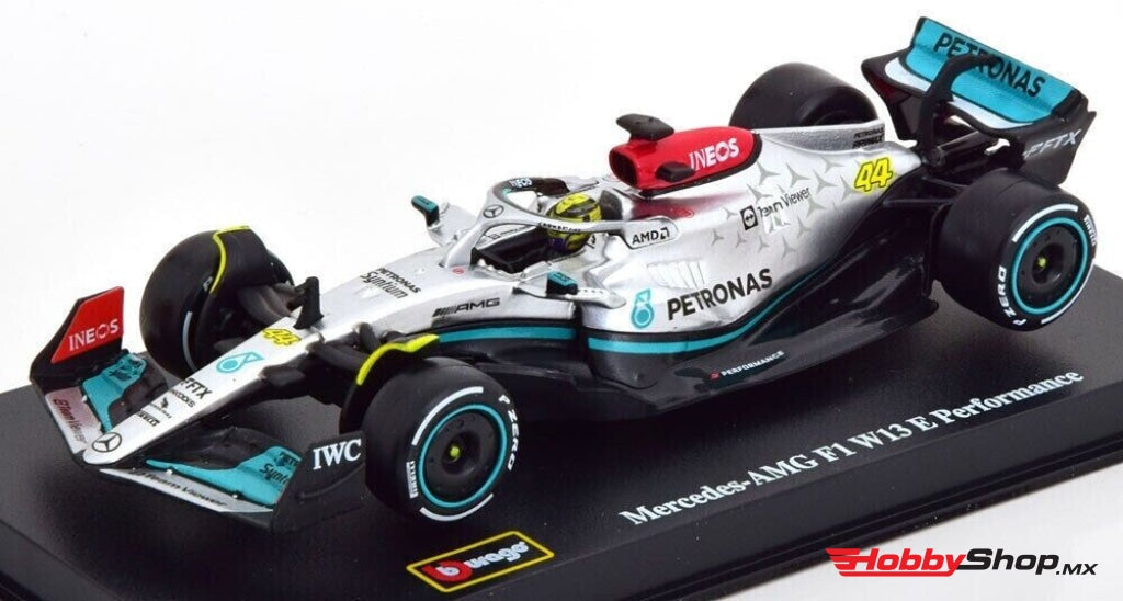 Bburago - Lewis Hamilton Mercedes-Amg F1 W13 #44 Fórmula 1 2022 Escala 1:43 En Existencia