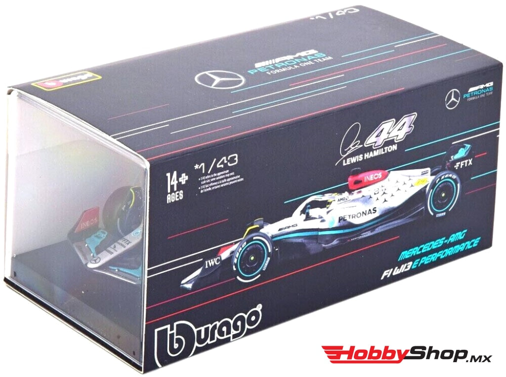 Bburago - Lewis Hamilton Mercedes-Amg F1 W13 #44 Fórmula 1 2022 Escala 1:43 En Existencia