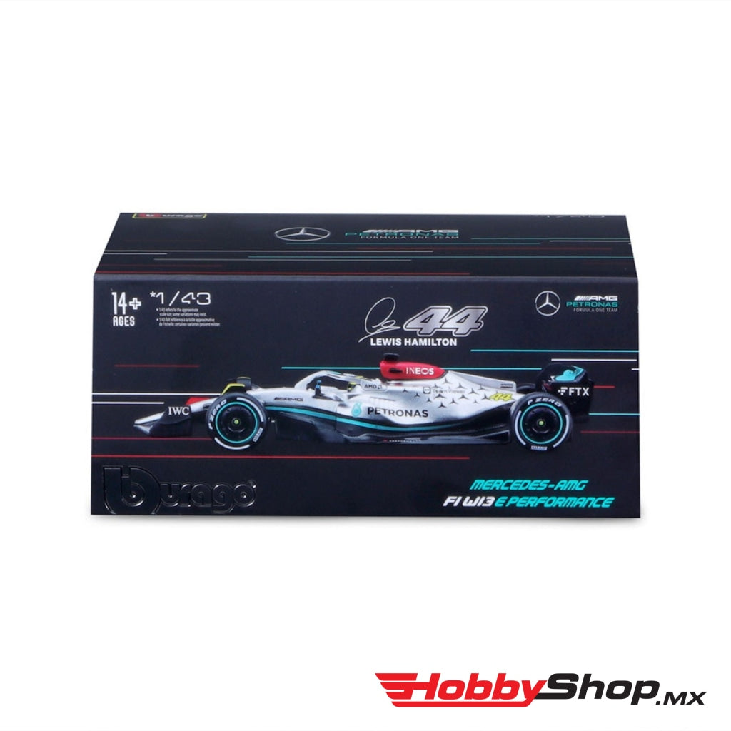 Bburago - Lewis Hamilton Mercedes-Amg F1 W13 #44 Fórmula 1 2022 Escala 1:43 En Existencia