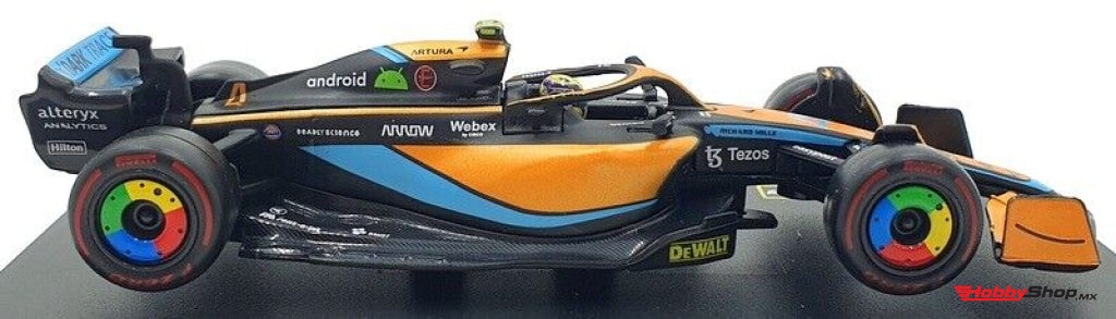 Bburago - Mclaren Racing Mcl36 #4 Australia Gp 2022 Lando Norris Escala 1:43 En Existencia