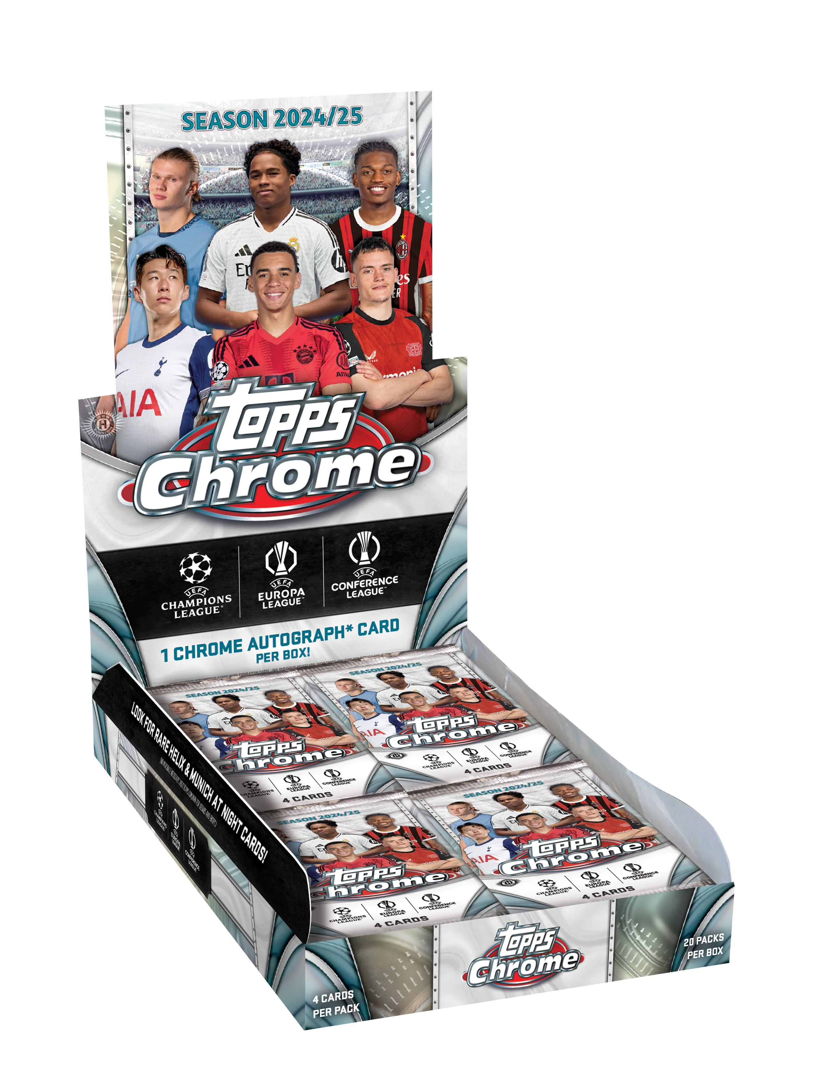 Topps Chrome® UEFA Club Competitions 2024-25 - Hobby Box