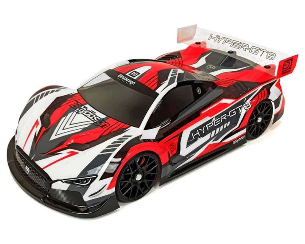 Bittydesign - Hyper Gt8 1/8 On-Road Gt Body (Clear) (325Mm Wheelbase) Carrocería Transparente En