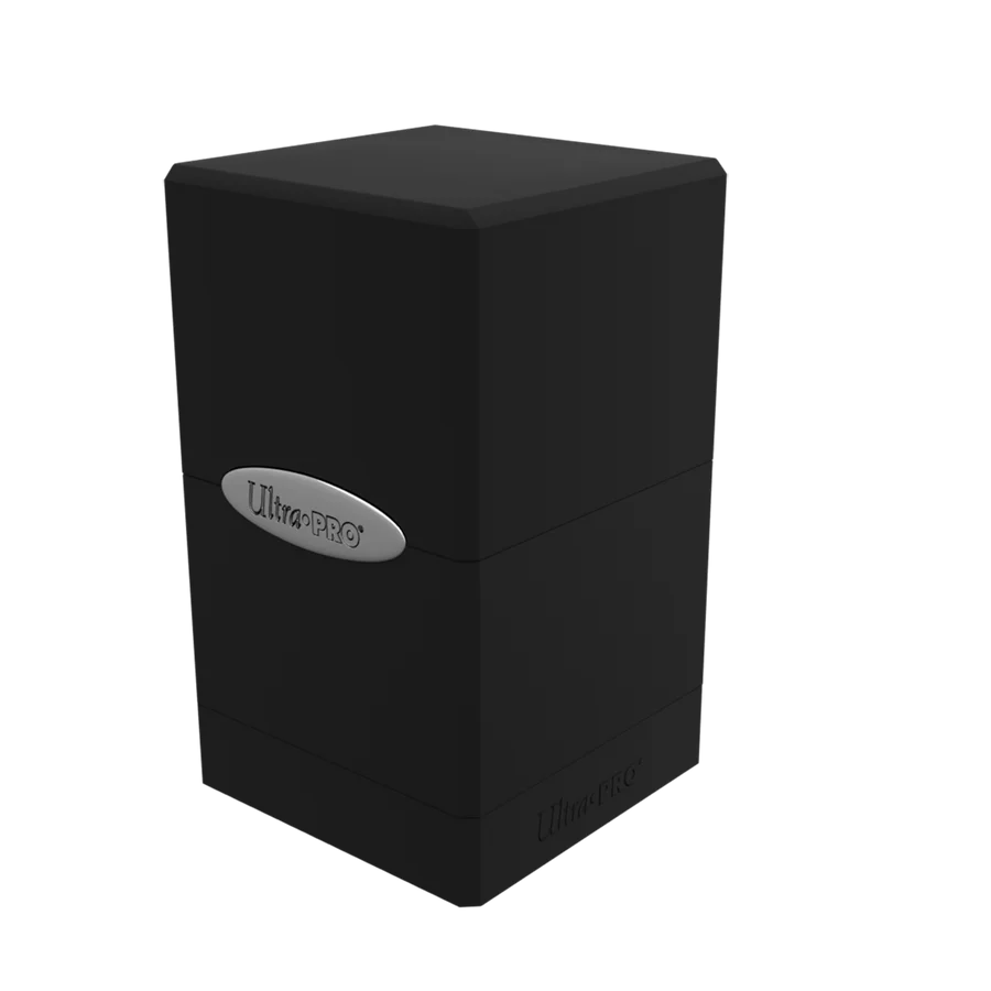 Ultra Pro: Classic SATIN Tower Deck box Jet Black