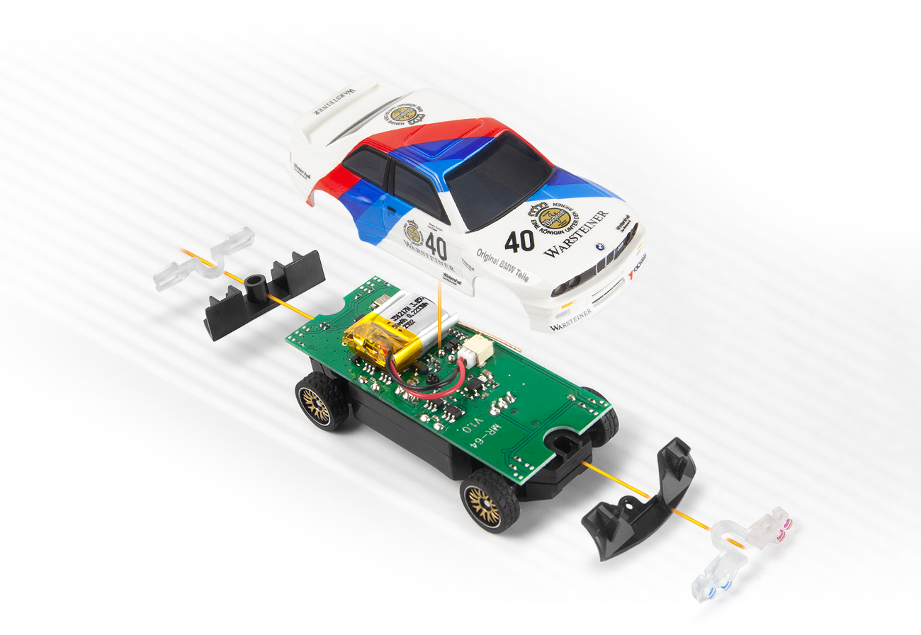 HPI Racing - Nano-TTR 1987 BMW M3 E30 Warsteiner