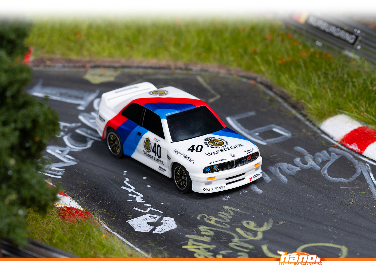HPI Racing - Nano-TTR 1987 BMW M3 E30 Warsteiner