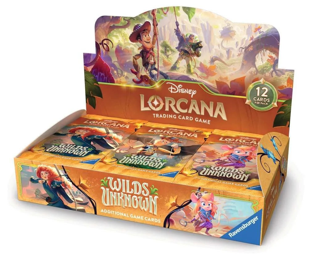 Ravensburger - Disney Lorcana: WILDS UNKNOWN BOOSTER DISPLAY