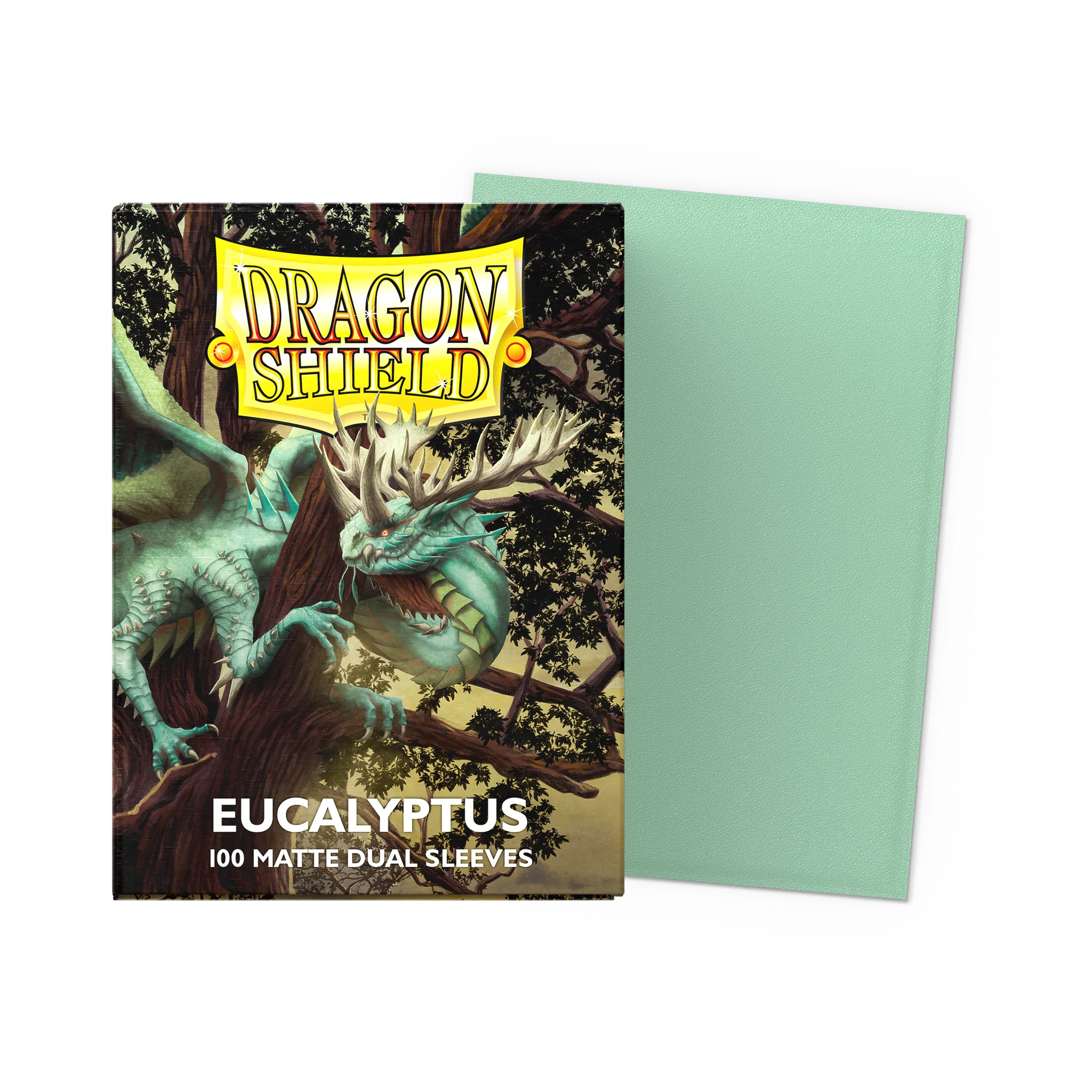 Arcane Tinmen - Dragon Shield - Eucalyptus - Dual Matte Sleeves - Standard Size