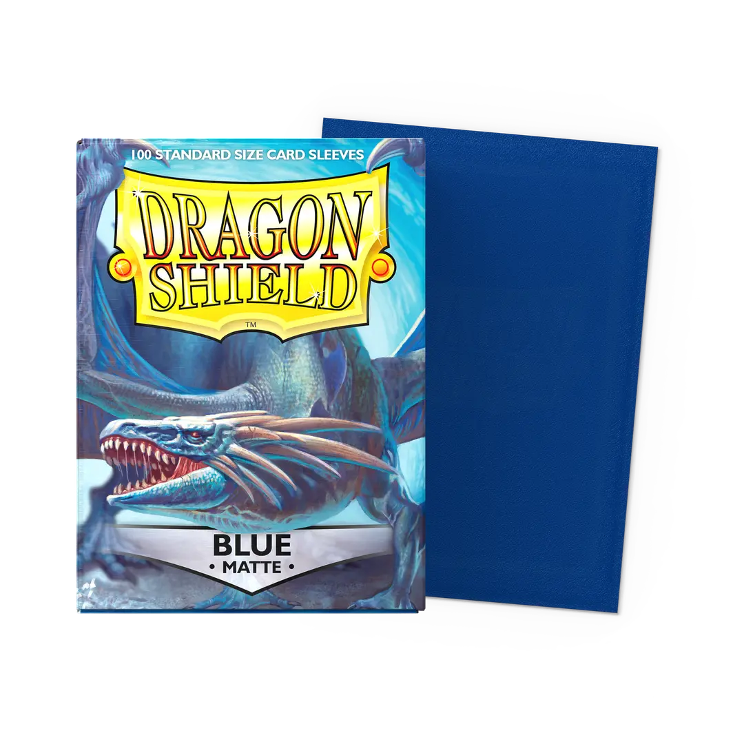 Arcane Tinmen - Dragon Shield - Blue - Matte Sleeves - Standard Size
