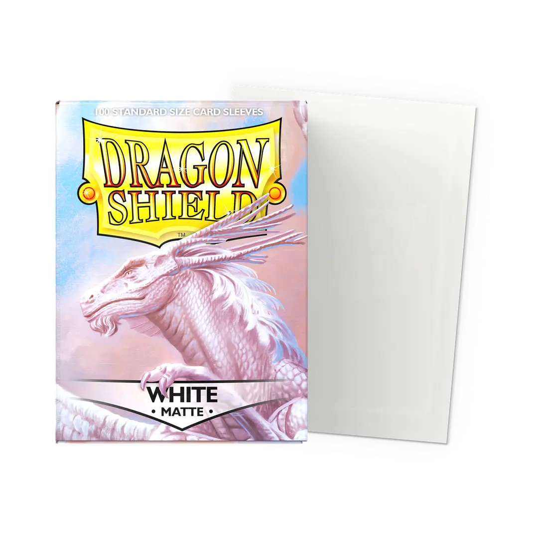 Arcane Tinmen - Dragon Shield - White - Matte Sleeves - Standard Size