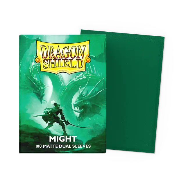 Arcane Tinmen - Dragon Shield - Might - Dual Matte Sleeves - Standard Size