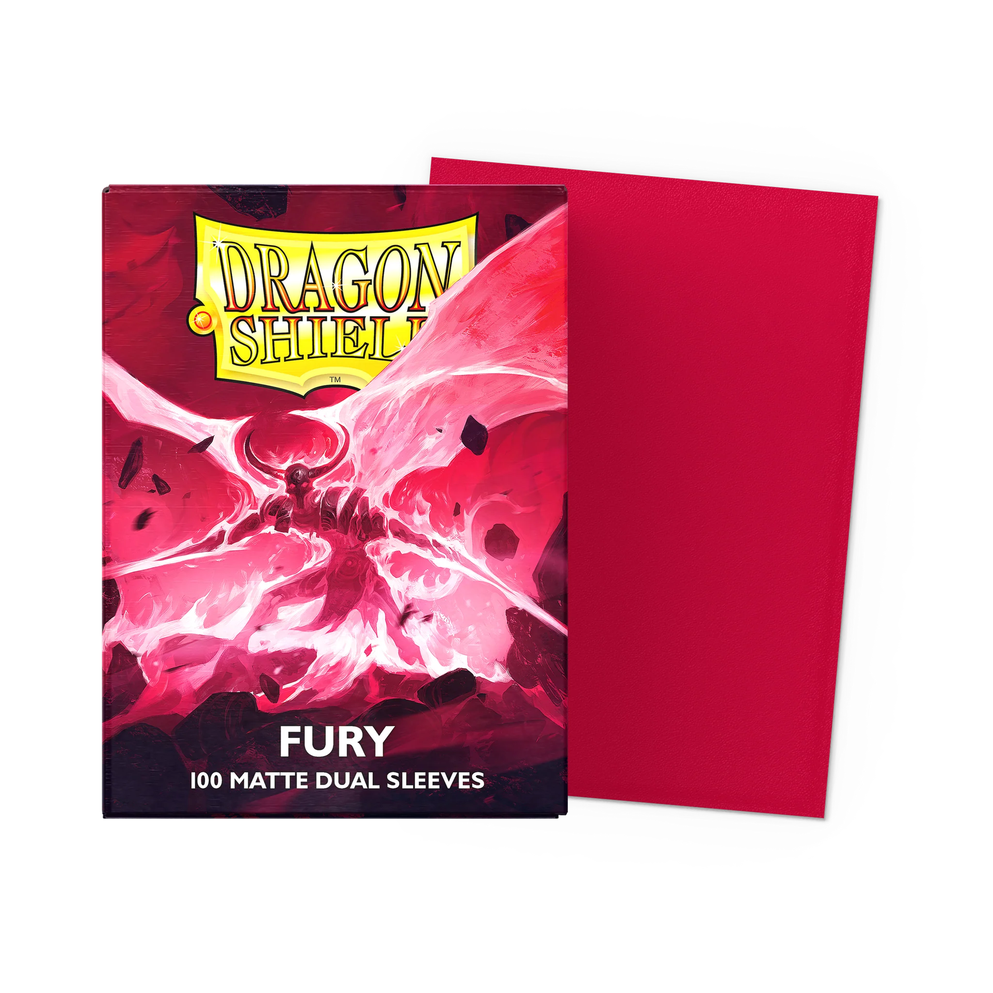Arcane Tinmen - Dragon Shield - Fury - Matte Dual Sleeves - Standard Size