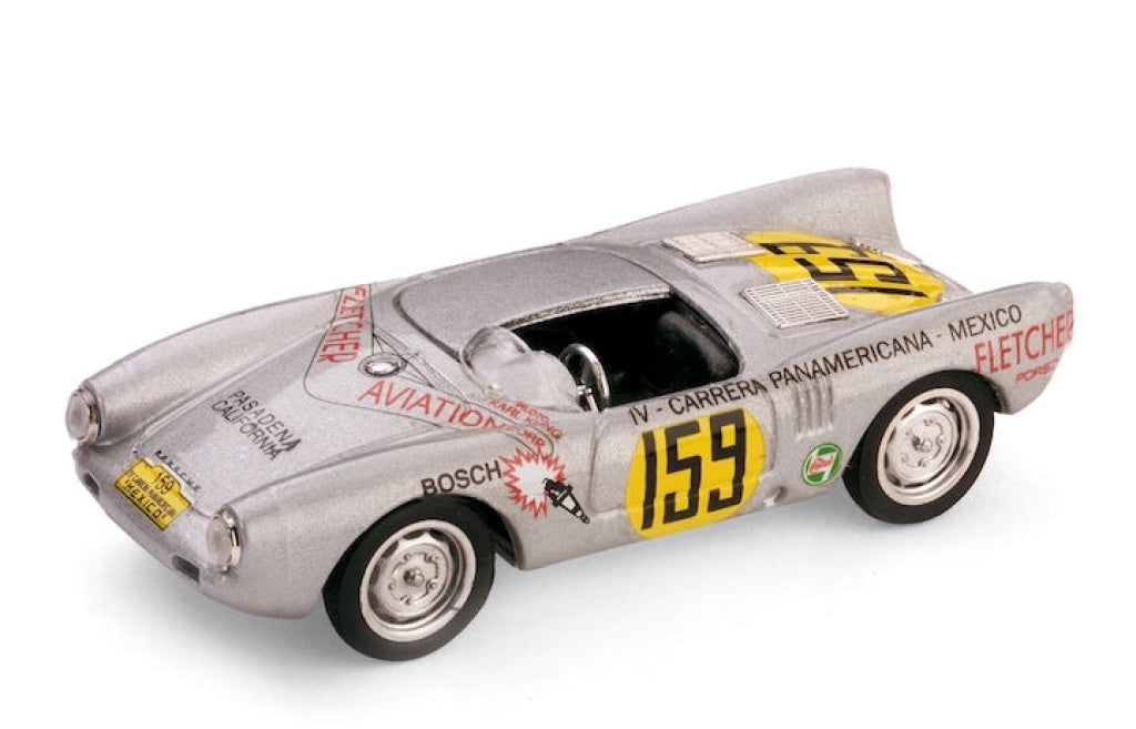 Brumm - Porsche 550 Rs No.159 Carrera Panamericana México 1953 K. Kling Escala 1:43 En Existencia