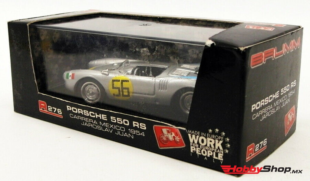 Brumm - Porsche 550 Rs No.56 Carrera Panamericana México 1954 J. Jaroslav Escala 1:43 En Existencia