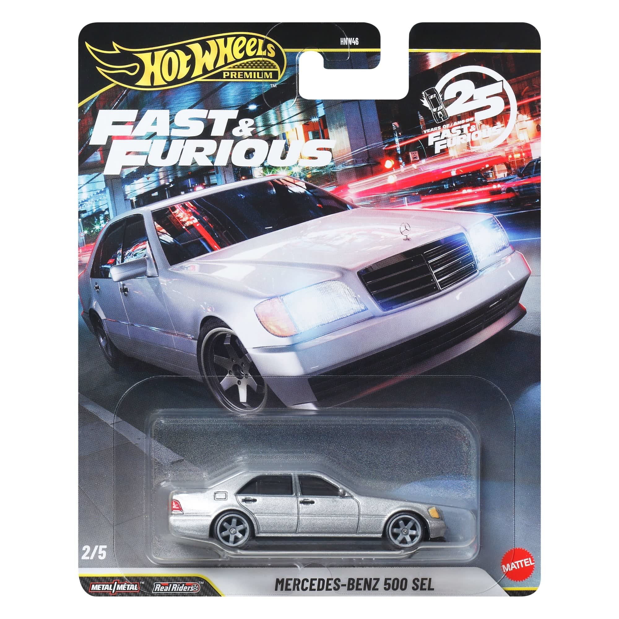 Mattel - Hot Wheels Premium Fast & Furious - Mercedes-Benz 500 SEL 2/5