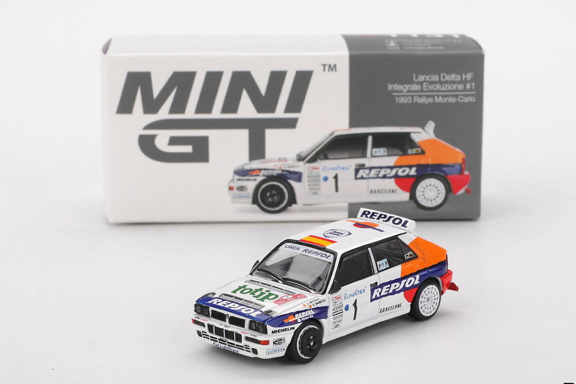 Mini GT - Lancia Delta HF Integrale Evoluzione #1 1993 Rallye Monte-Carlo 1/64