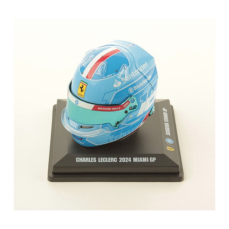 LookSmart - Casco Charles Leclerc Miami GP 2024, escala 1:5