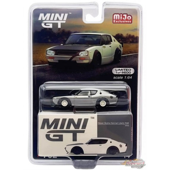 Mini GT - Nissan Skyline Kenmeri Liberty Walk White 1/64 (Chase)