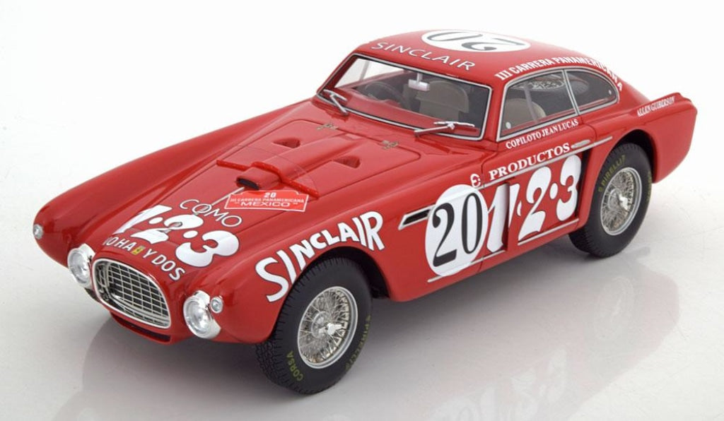 Cmr - Ferrari 340 Berlinetta México #20 3Rd Carrera Panamericana 1952 Chinetti / Lucas Escala 1:18