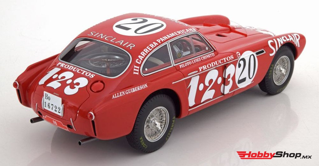 Cmr - Ferrari 340 Berlinetta México #20 3Rd Carrera Panamericana 1952 Chinetti / Lucas Escala 1:18