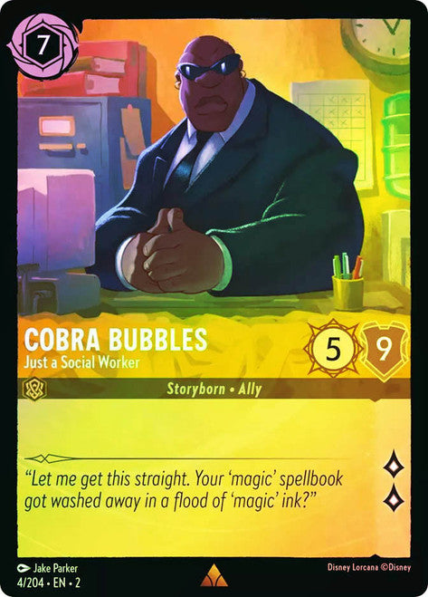 Carta The Bayou - Mysterious Swamp,Set Into the Inklands, Número de Tarjeta 204 , Color Steel, Rarity Uncommon