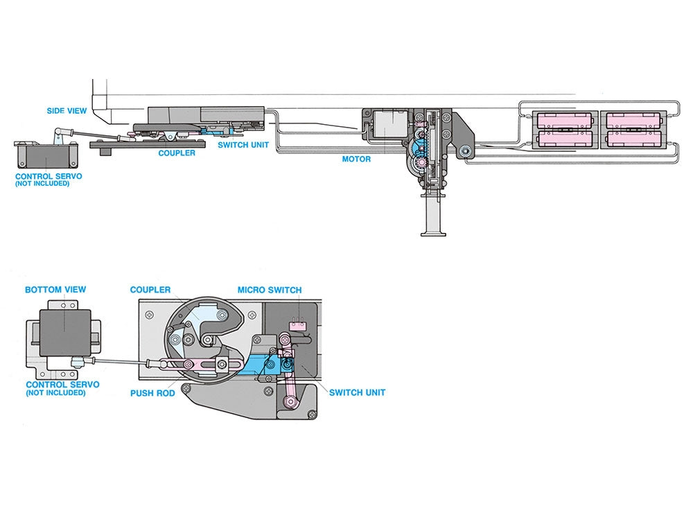 Tamiya - 1/14 Semi Motorized Support Legs