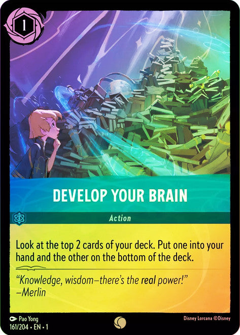 Carta Huey - Savvy Nephew,Set Into the Inklands, Número de Tarjeta 145 , Color Sapphire, Rarity Rare