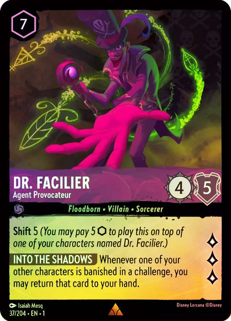 Carta Rolly - Hungry Pup,Set Into the Inklands, Número de Tarjeta 21 , Color Amber, Rarity Uncommon