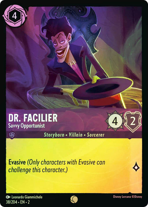 Carta Mickey Mouse - Leader of the Band,Set Ursula´s Return, Número de Tarjeta 15 , Color Amber, Rarity Uncommon