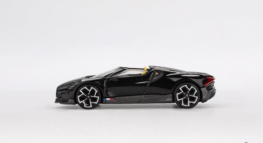 Mini GT - Bugatti W16 Mistral Black 1/64