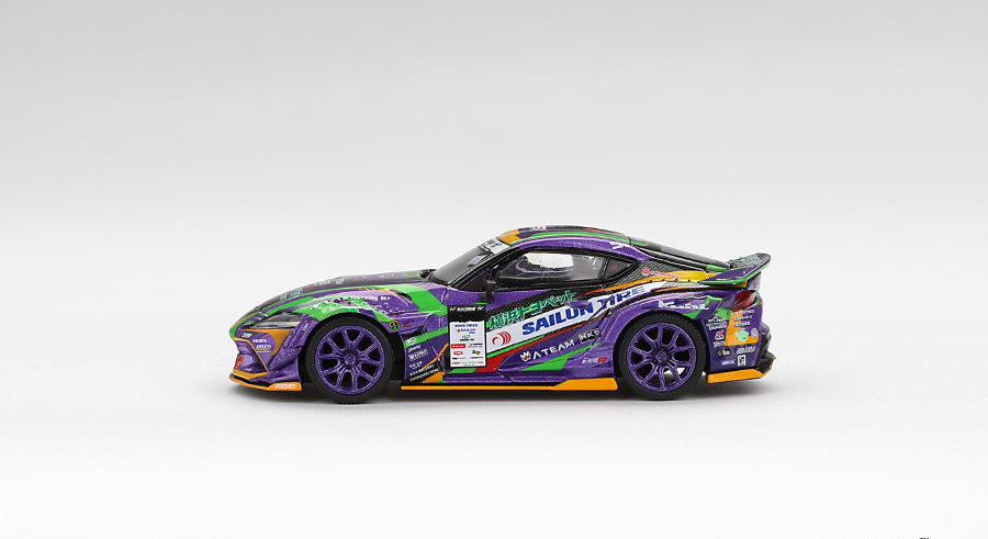 Mini GT - Toyota GR Supra KUHL 2021 D1GP EVANGELION RACING 1/64