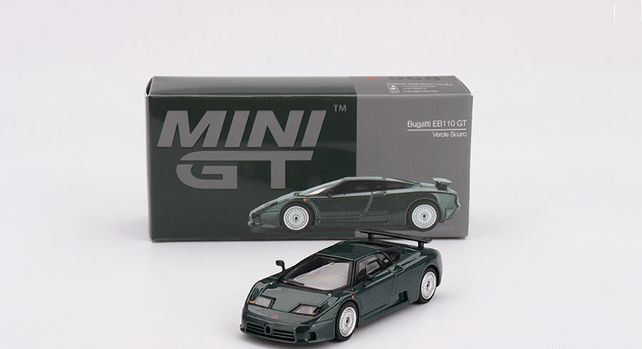 Mini GT - Bugatti EB110 GT Verde Scuro 1/64