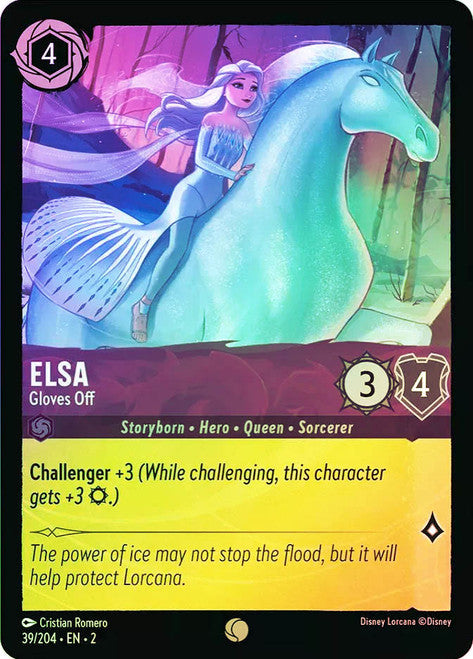 Carta Mickey Mouse - Musketeer Captain,Set Ursula´s Return, Número de Tarjeta 16 , Color Amber, Rarity Legendary