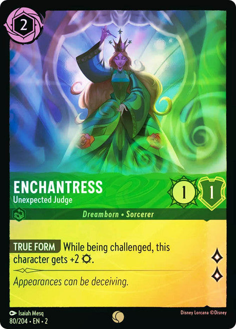 Carta Ursula - Mad Sea Witch,Set Ursula´s Return, Número de Tarjeta 57 , Color Amethyst, Rarity Uncommon