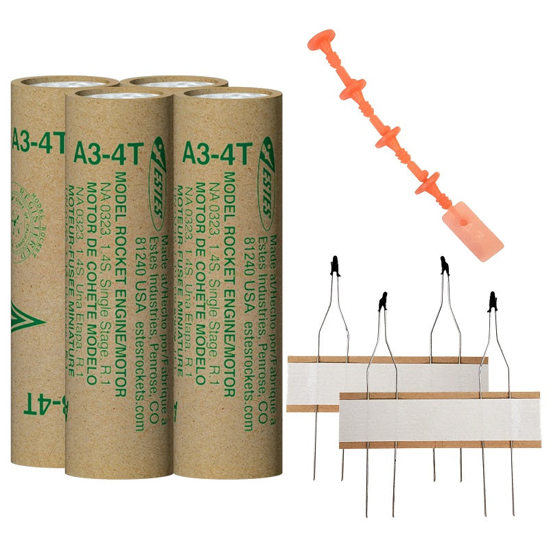 Estes - A3-4T Model Rocket Engines (4pk)