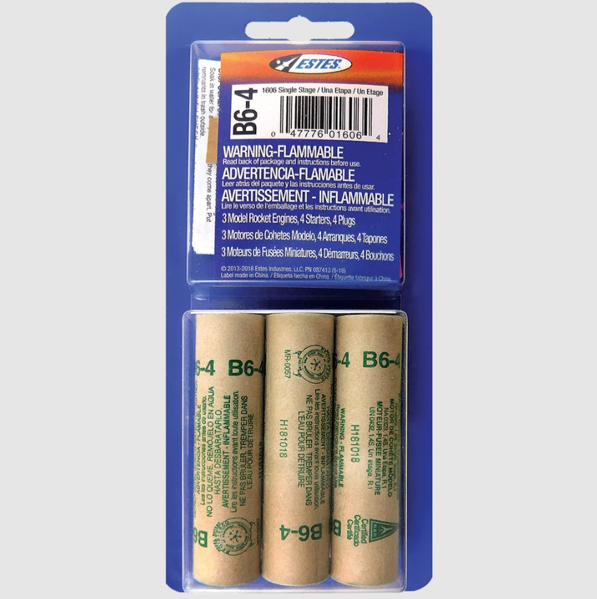 Estes - B6-4 Model Rocket Engines (3pk)