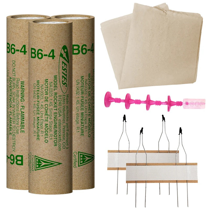 Estes - B6-4 Model Rocket Engine FP (Flight Pack)