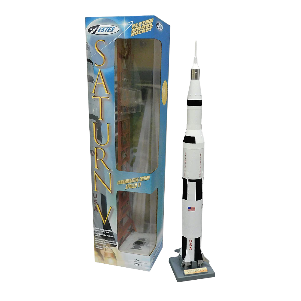 Estes - Saturn V 50th Anniversary Model Rocket Kit, Ready to Fly, 1:200 Scale