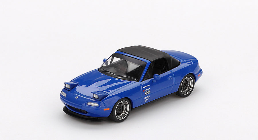 Mini GT - Mazda Miata MX-5 (NA) Tuned Version Dark Blue 1/64