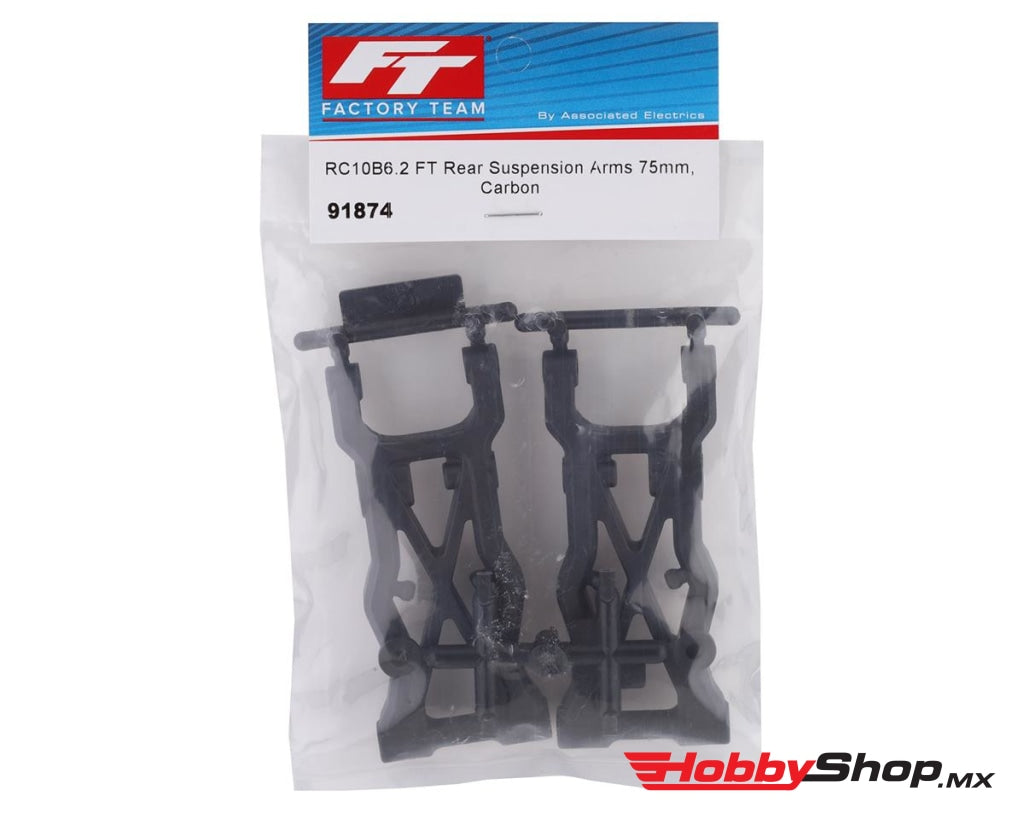Factory Team - Rc10B6.2 Carbon 75Mm Rear Suspension Arms En Existencia