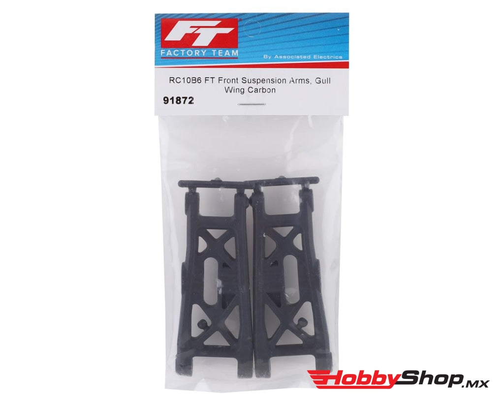 Factory Team - Rc10B6 Carbon Front Suspension Gullwing Arms En Existencia